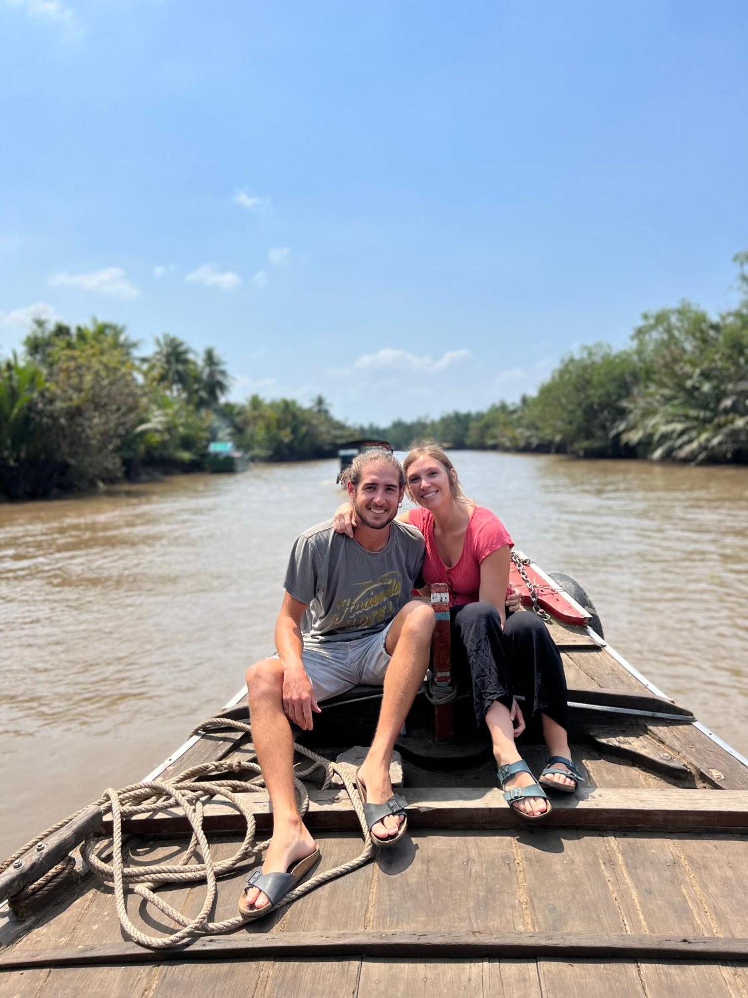 Hide Away Bungalows In Ben Tre City Kültér fotó